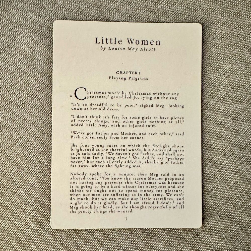 Little Women Magnet 